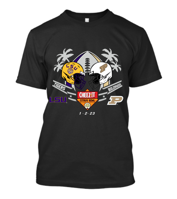 LSU Tigers Vs Purdue Boilermakers Cheez It Citrus Bowl 01-02-23 T-Shirt