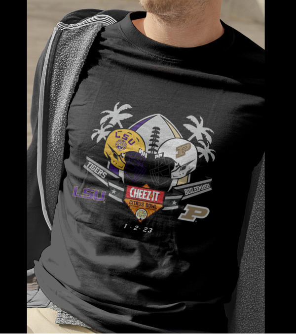 LSU Tigers Vs Purdue Boilermakers Cheez It Citrus Bowl 01-02-23 T-Shirt