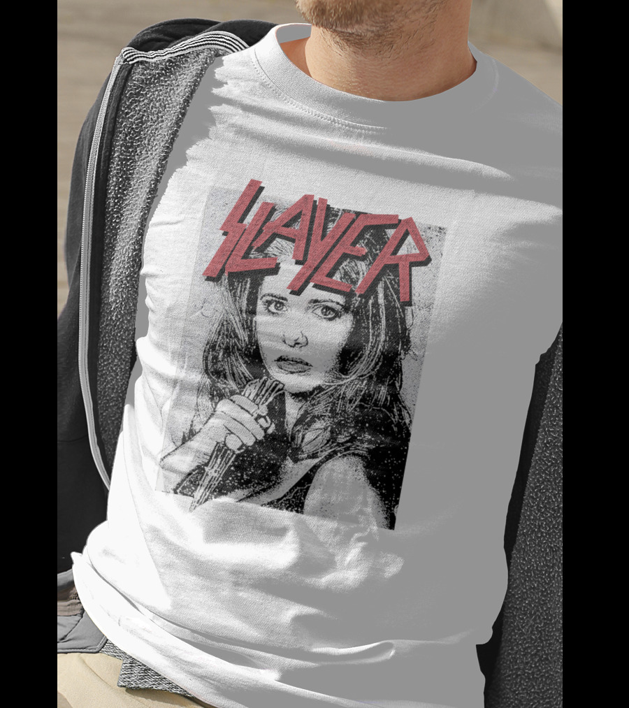 Buffy Slayer Vampire Cross T-Shirt