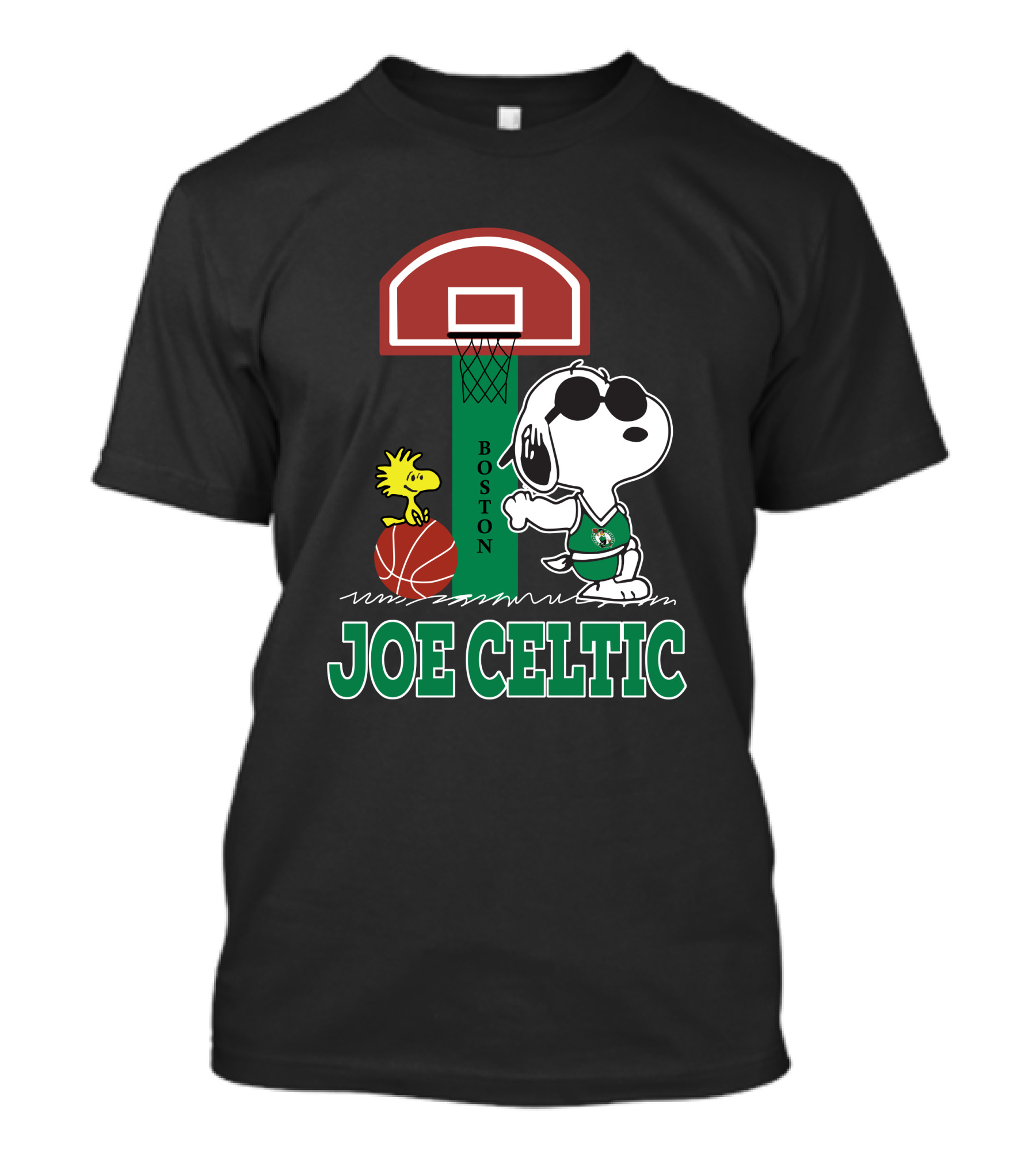 Snoopy Joe Celtic Boston Basketball Fan T-Shirt