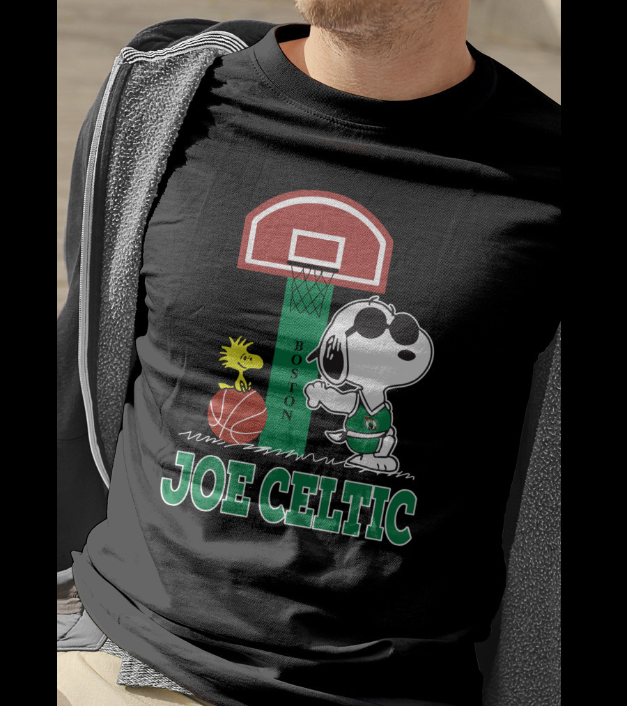 Snoopy Joe Celtic Boston Basketball Fan T-Shirt