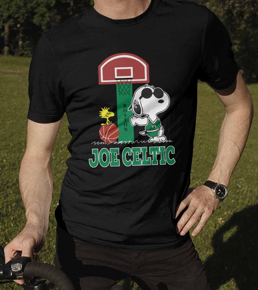 Snoopy Joe Celtic Boston Basketball Fan T-Shirt