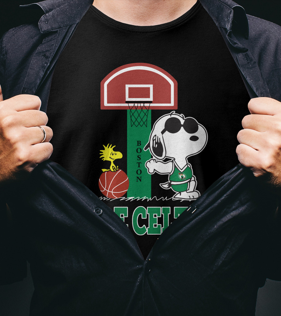 Snoopy Joe Celtic Boston Basketball Fan T-Shirt