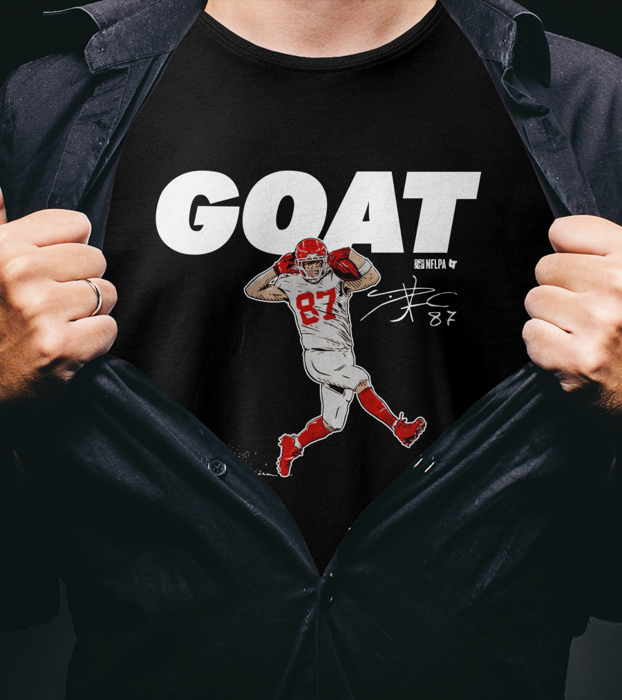 GOAT 87 NFLPA Kansas City Chiefs Te Signature T-Shirt