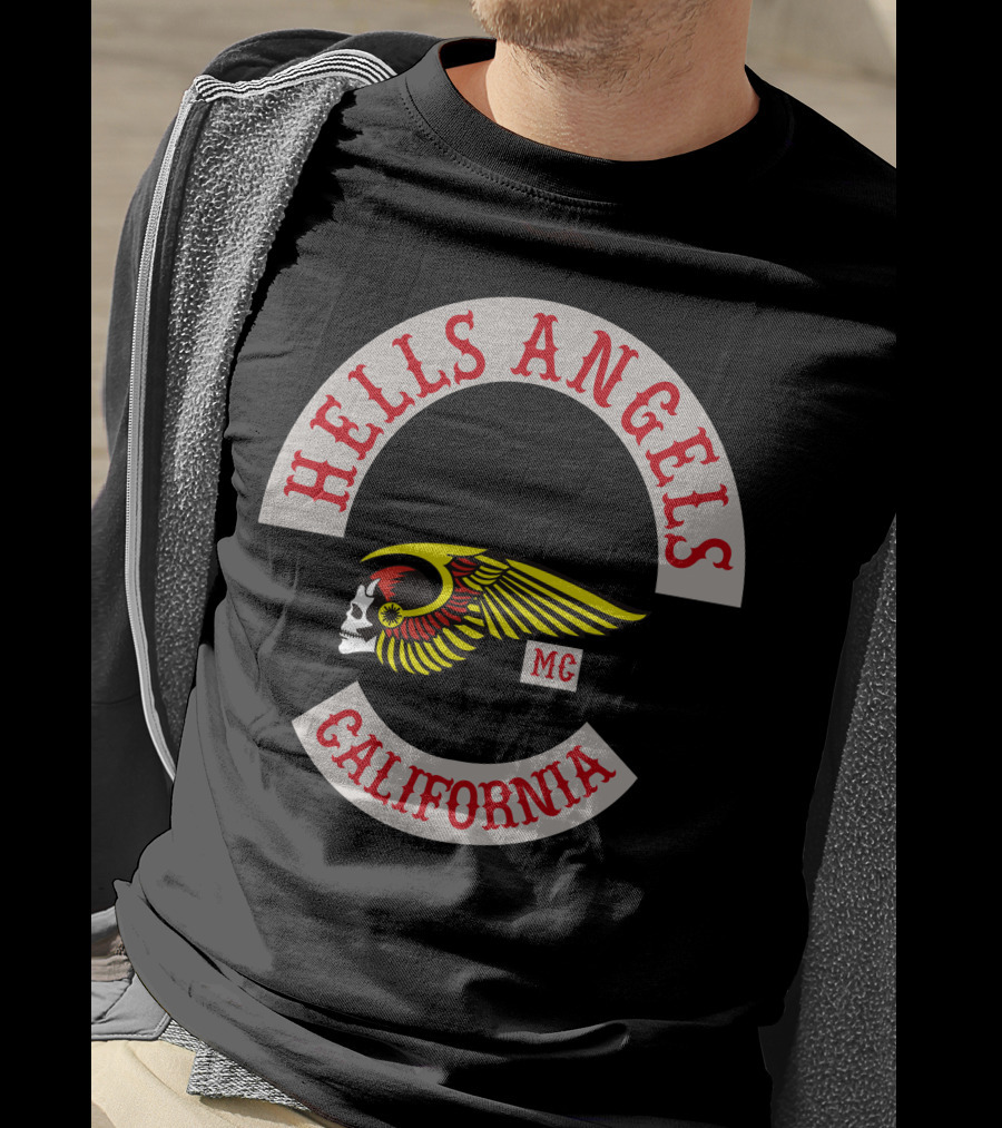 Hells Angels MC California Skull Wing T-Shirt