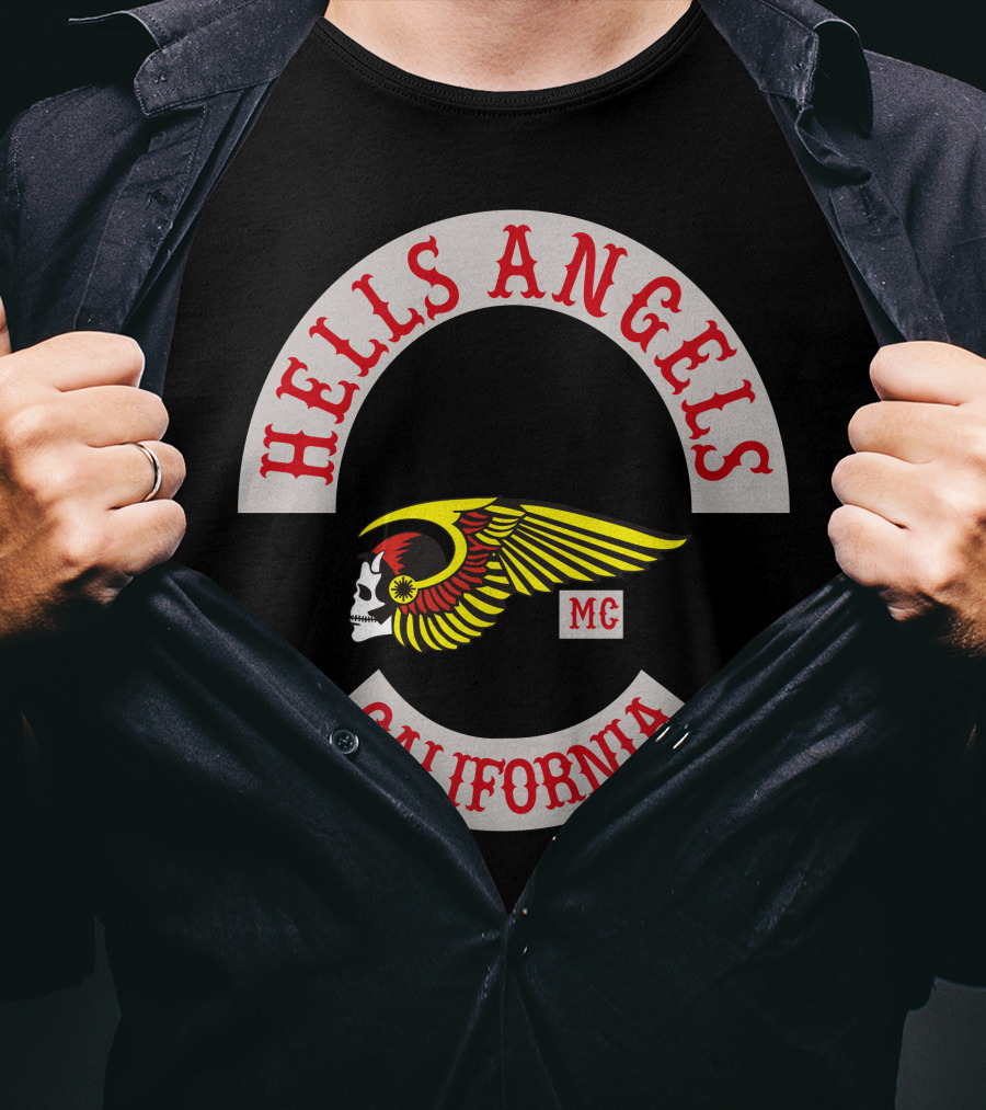 Hells Angels MC California Skull Wing T-Shirt