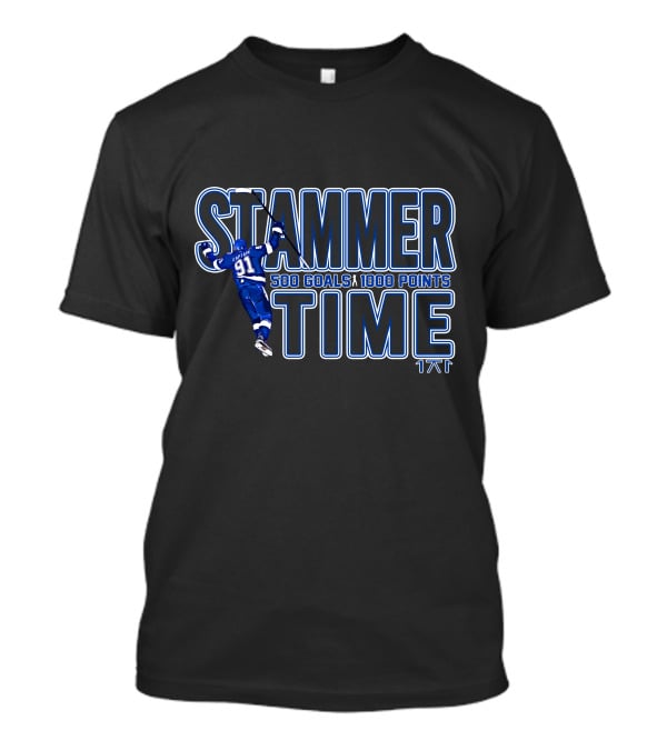 Stammer Time 500 Goals 1000 Points 91 Captain T-Shirt