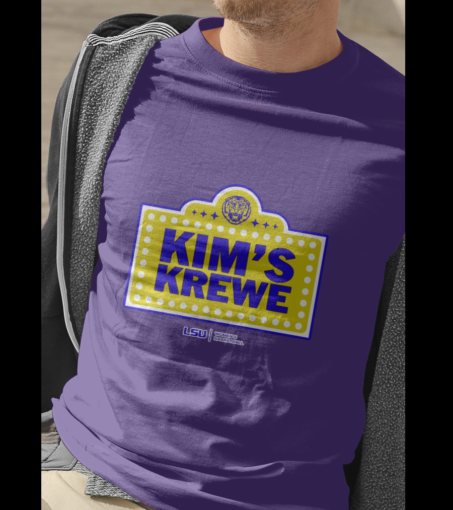 LSU Tigers Women's Basketball Kim's Krewe Featuring Iconic Tiger T-Shirt