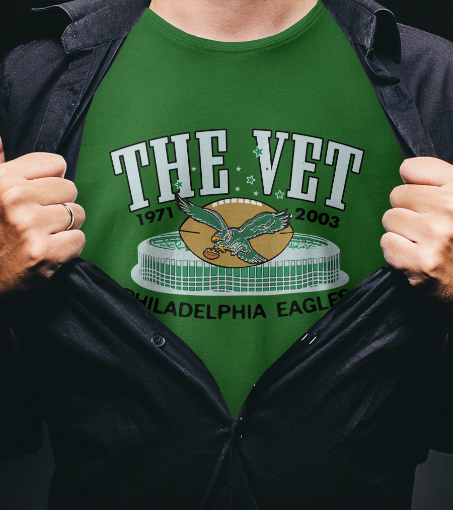 Philadelphia Eagles The Vet 1971-2003 Stadium T-Shirt