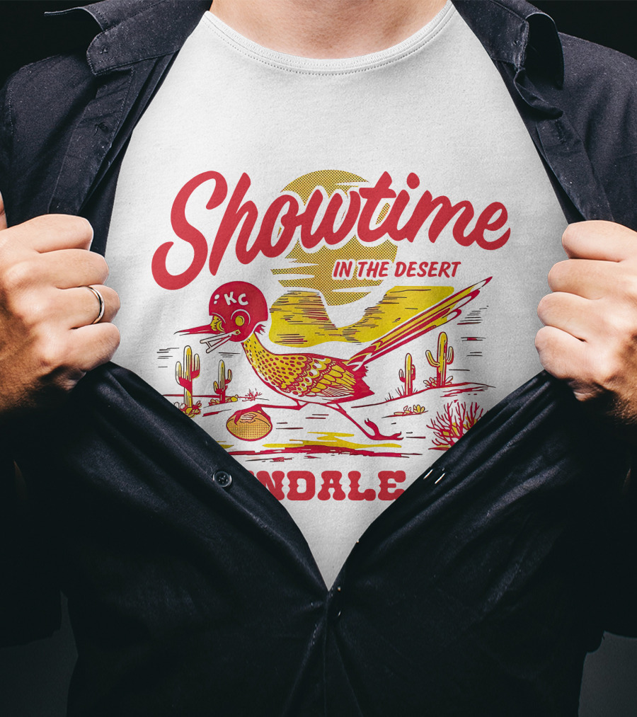 Showtime In The Desert Kansas City Chiefs Glendale AZ Merch T-Shirt