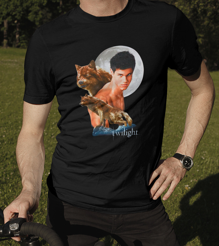 Twilight Jacob Wolf Full Moon Phase T-Shirt