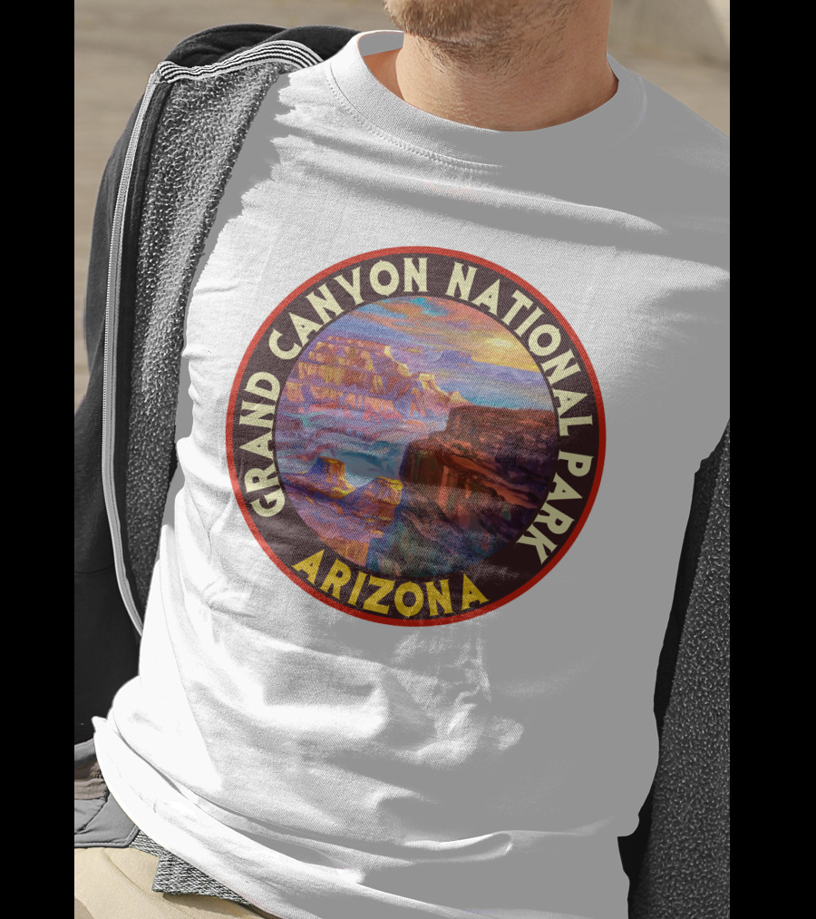 Grand Canyon National Park Arizona Vintage 80s Scenic Landscape T-Shirt