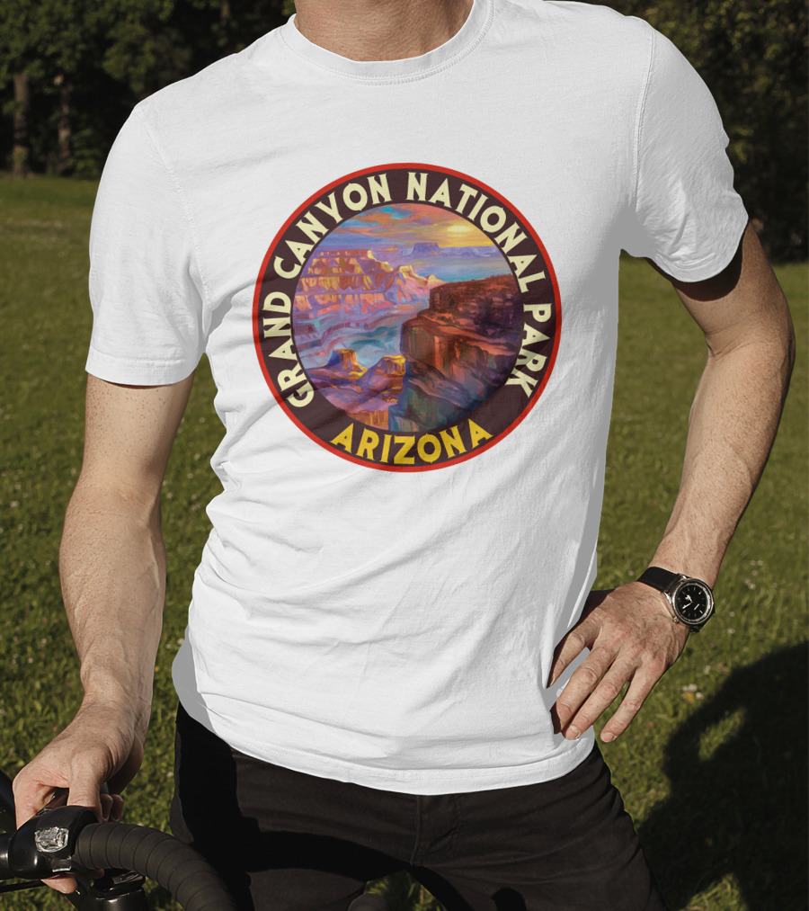 Grand Canyon National Park Arizona Vintage 80s Scenic Landscape T-Shirt