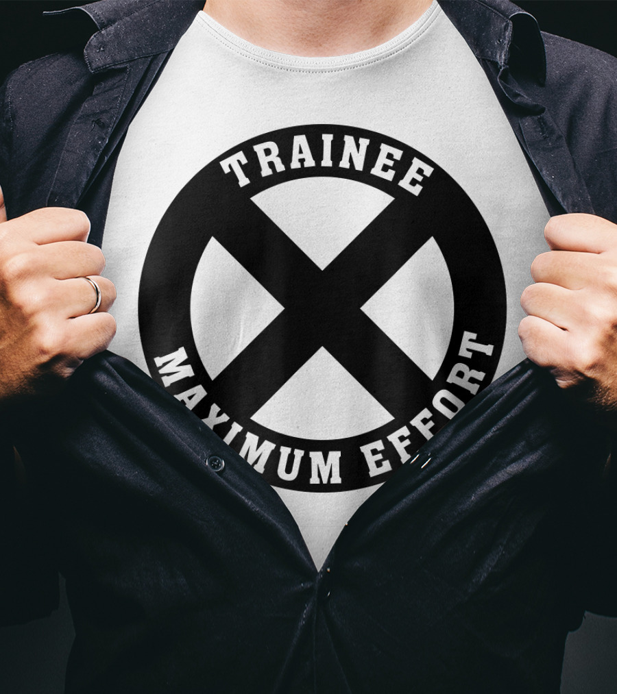 Marvel Deadpool X Force Trainee Logo Maximum Effort T-Shirt