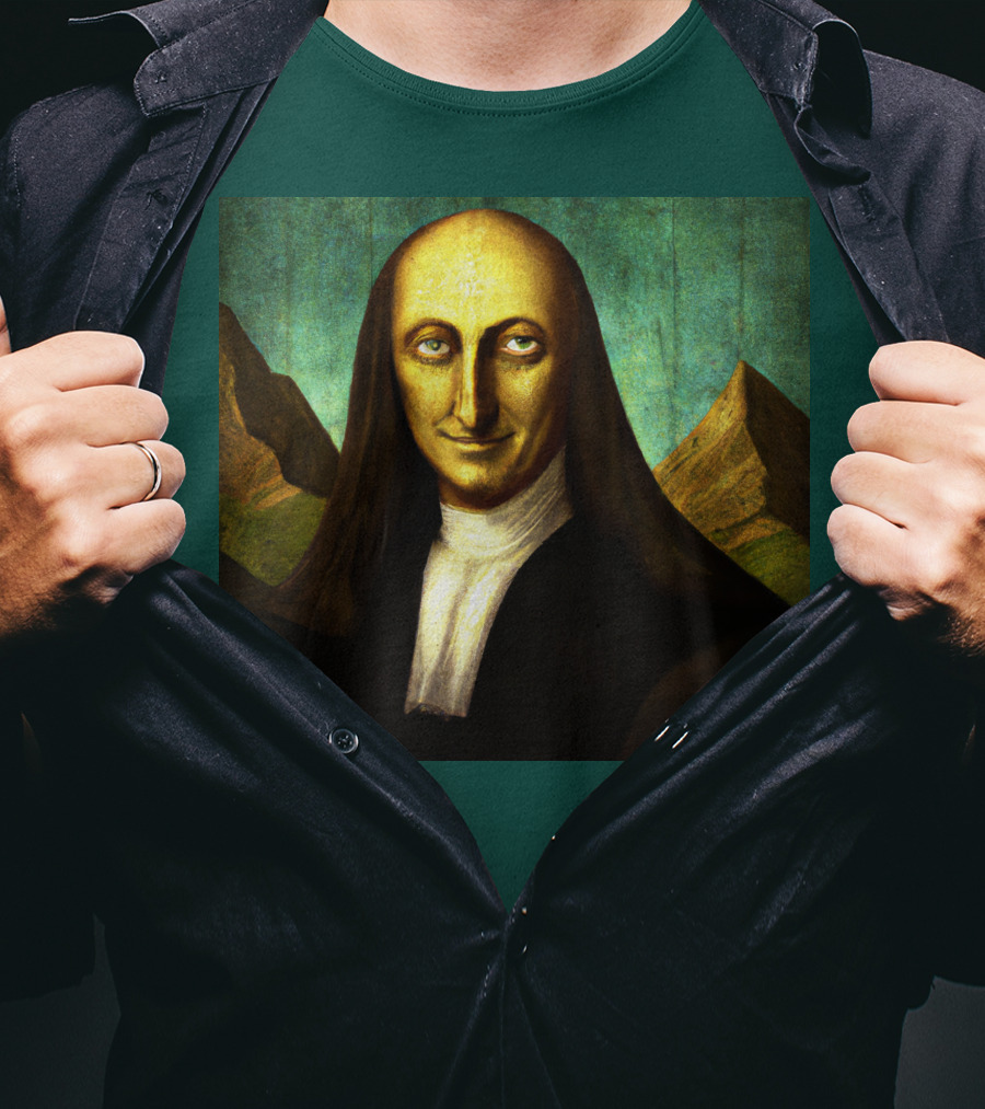 Sphinx Mona Lisa Hybrid Mysterious Smile T-Shirt