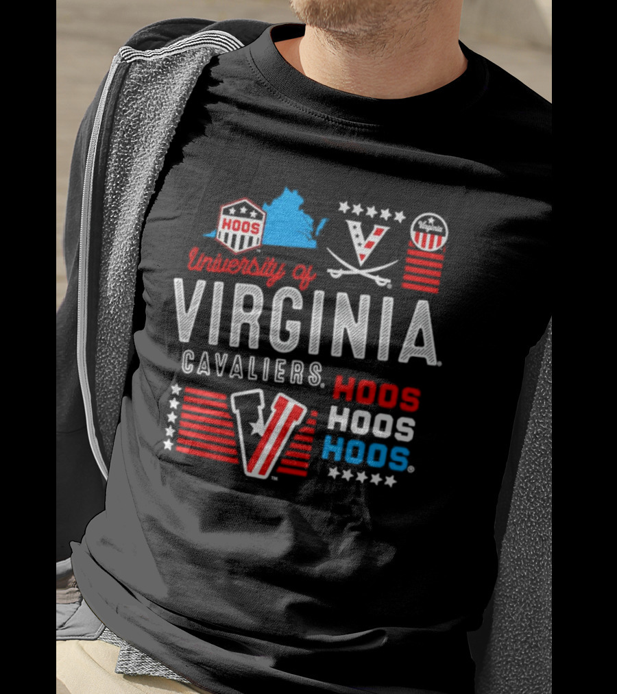 University Of Virginia Cavaliers Hoos Sports Team T-Shirt