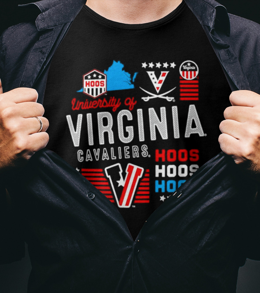 University Of Virginia Cavaliers Hoos Sports Team T-Shirt
