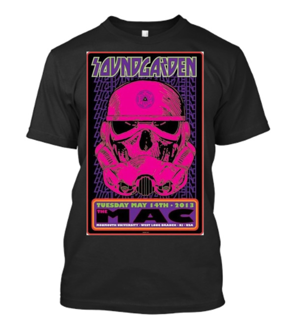 Soundgarden Concert Poster May 14th 2013 The MAC Monmouth University West Long Branch NJ USA T-Shirt