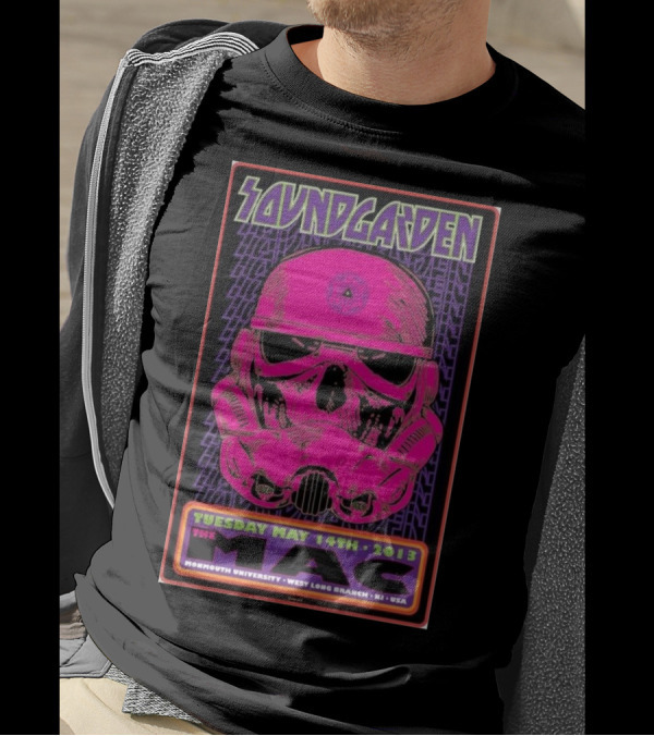 Soundgarden Concert Poster May 14th 2013 The MAC Monmouth University West Long Branch NJ USA T-Shirt
