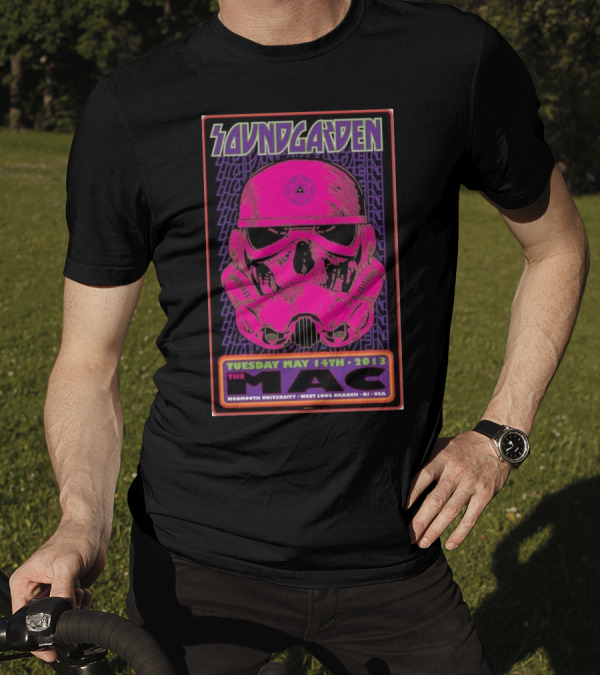 Soundgarden Concert Poster May 14th 2013 The MAC Monmouth University West Long Branch NJ USA T-Shirt