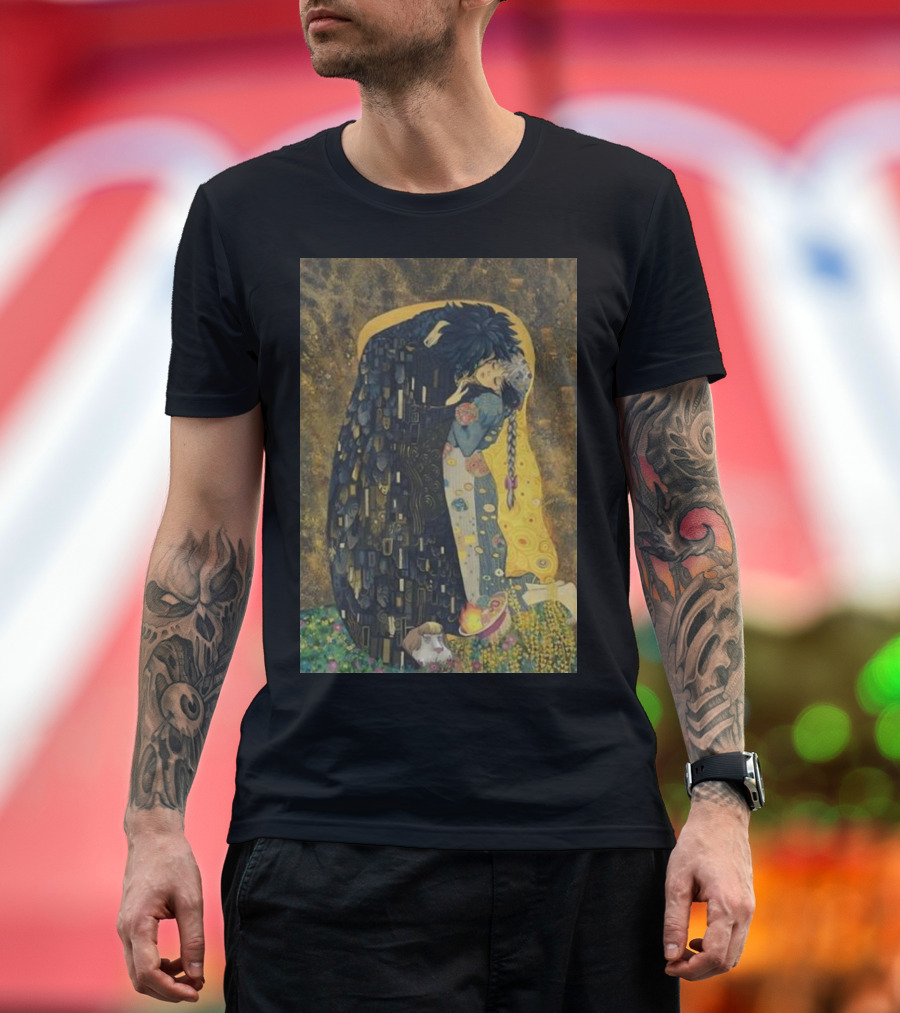 Howl's Moving Castle The Kiss Gustav Klimt Mashup T-Shirt