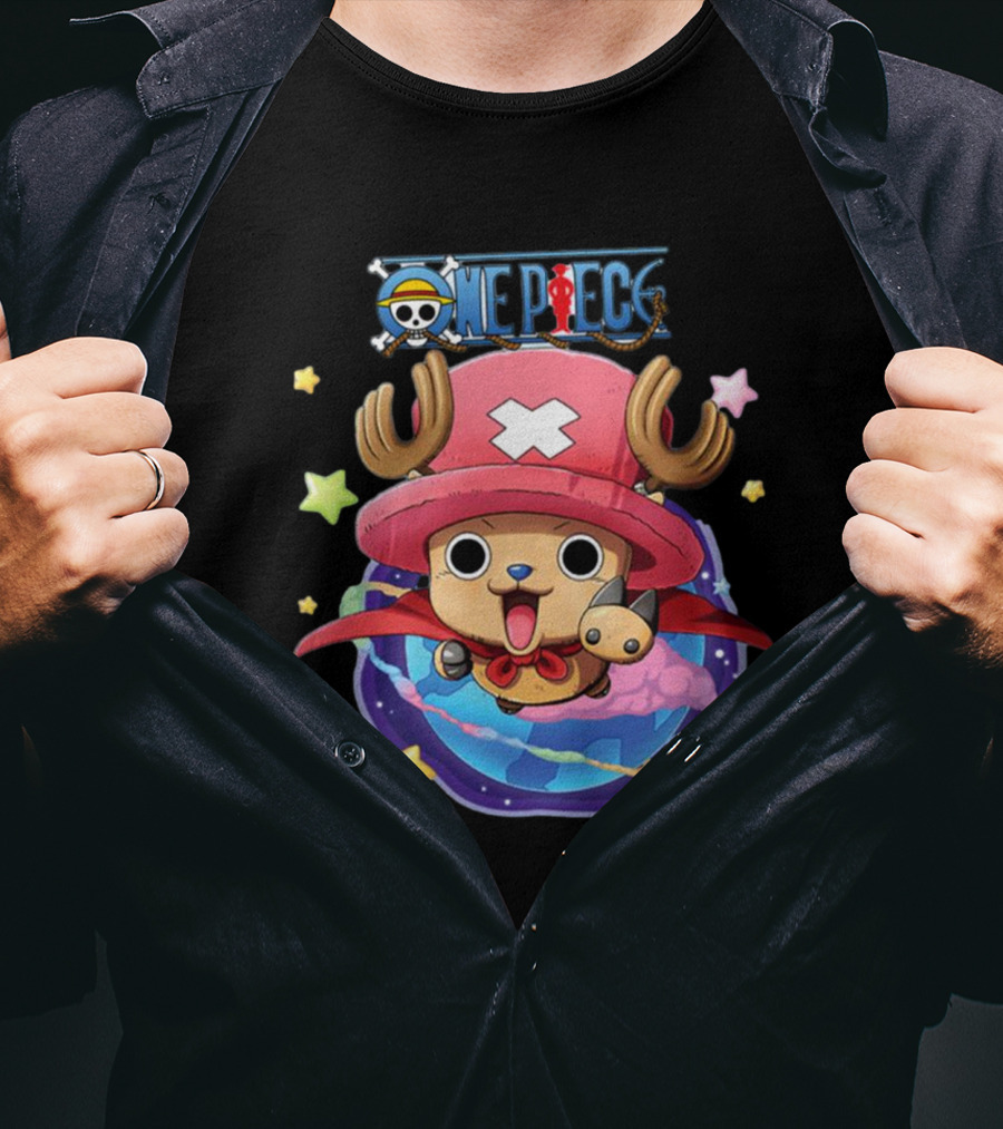 Kawaii Tony Tony Chopper One Piece Cute Starry Adventure T-Shirt