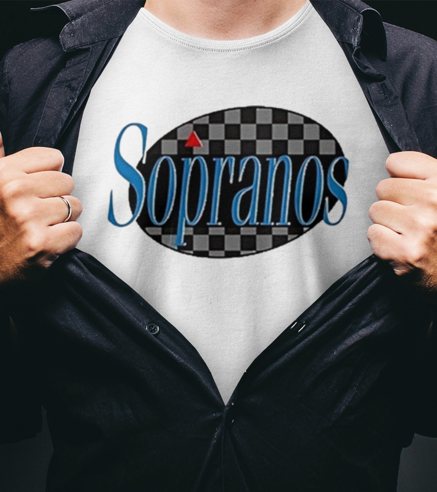 Seinpranos VIII Omwearta Seinfeld Soprano Checkerboard T-Shirt
