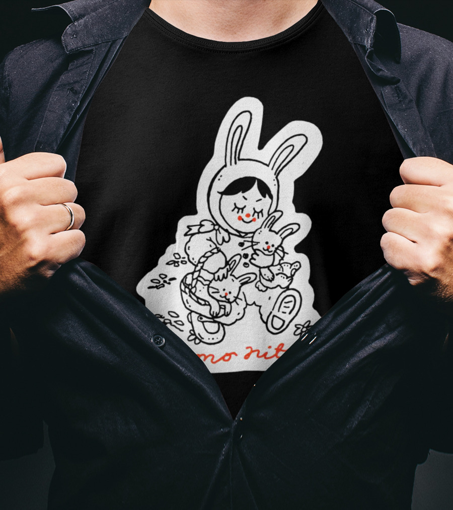 Emo Nite Bunny Sticker Woods Creature Trio T-Shirt