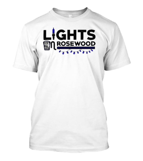 Primo Press Lights On Rosewood Youth Festive Decoration T-Shirt