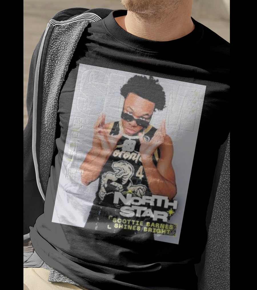 SLAM Cover North Star Toronto Raptors Scottie Barnes Shines Bright T-Shirt