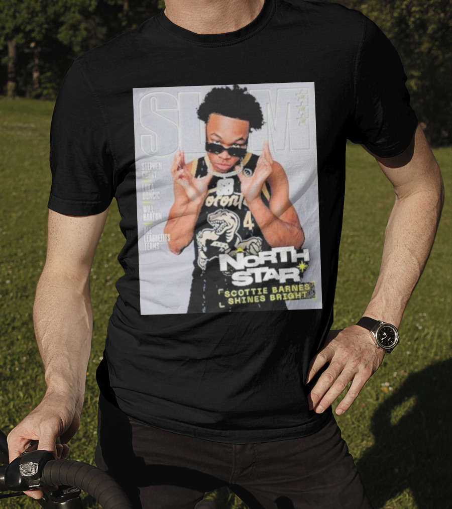 SLAM Cover North Star Toronto Raptors Scottie Barnes Shines Bright T-Shirt