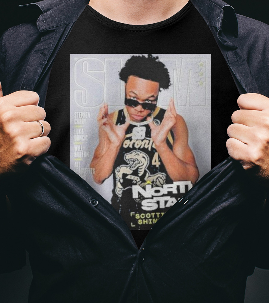 SLAM Cover North Star Toronto Raptors Scottie Barnes Shines Bright T-Shirt
