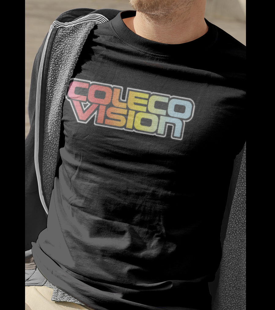 Colecovision Retro Gaming Console Logo Design In Multicolor T-Shirt