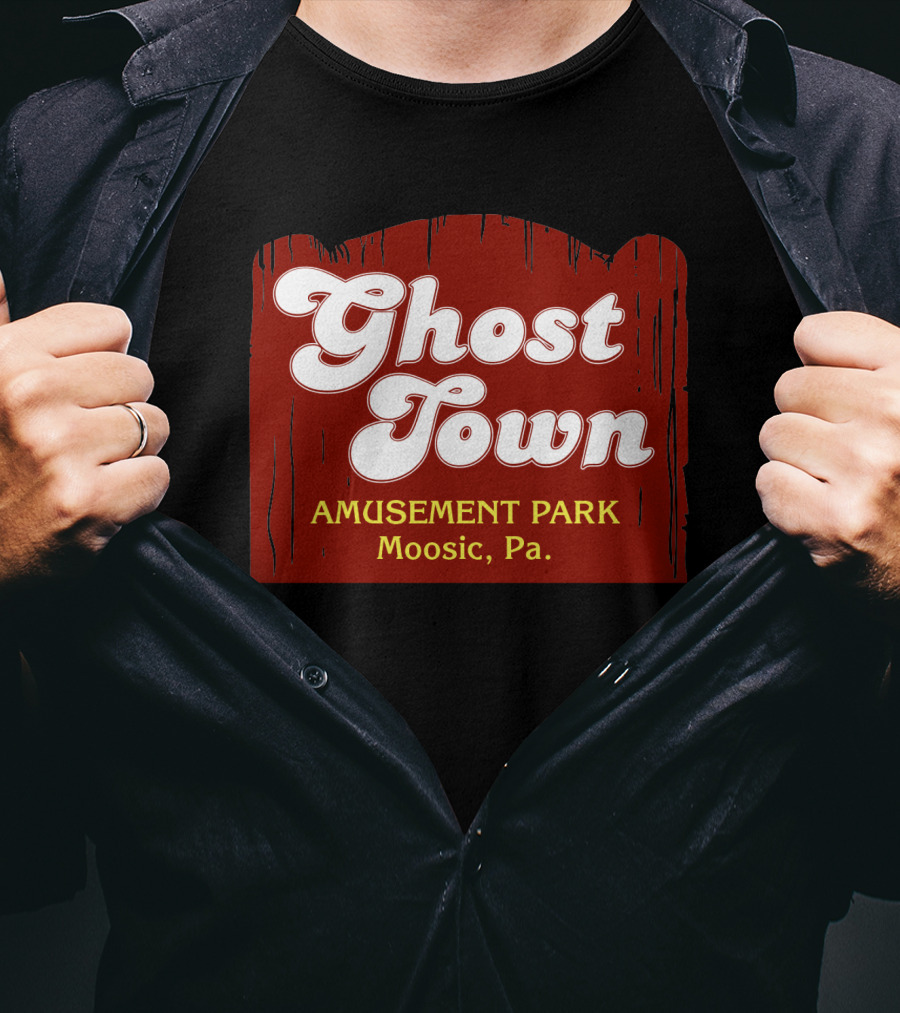 Ghost Town Amusement Park Moosic Pa T-Shirt