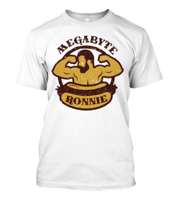 Megabyte Ronnie Flexing Muscles T-Shirt