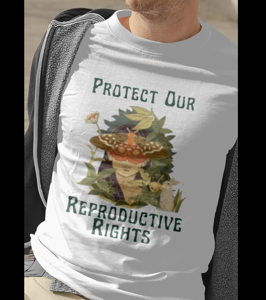 Protect Our Reproductive Rights Moth And Rabbit Nature Symbolism T-Shirt
