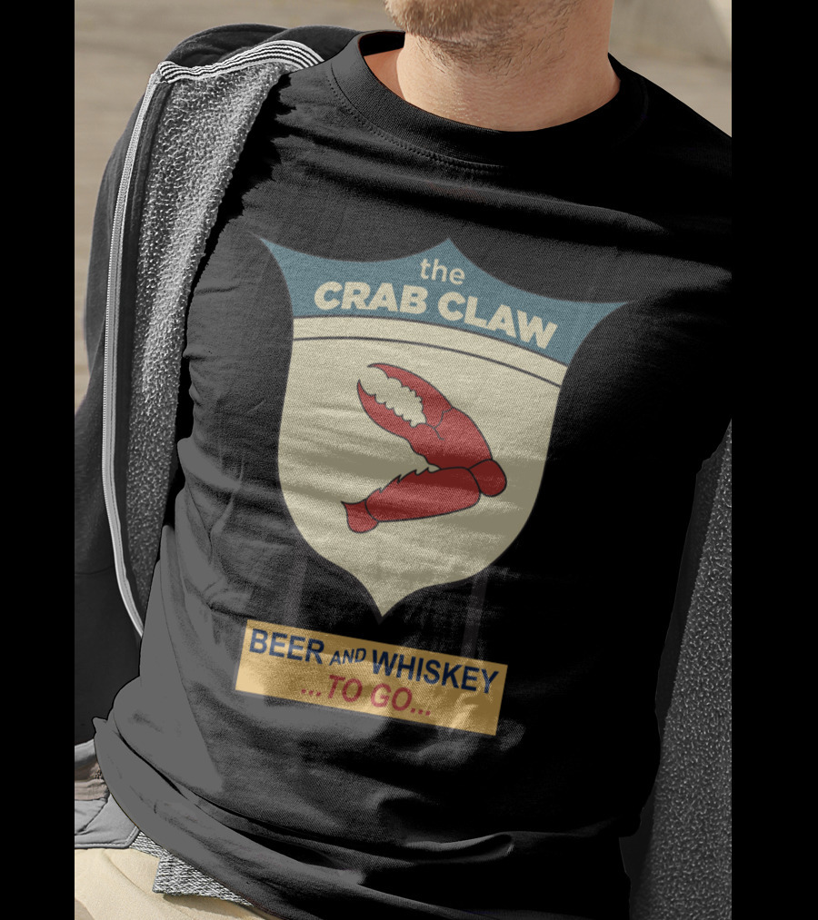 The Crab Claw Beer And Whiskey To Go T-Shirt