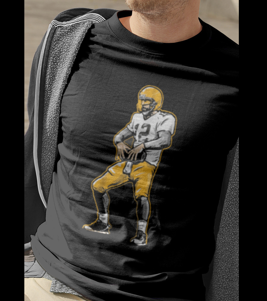 Aaron Rodgers Touchdown Celebration Football T-Shirt
