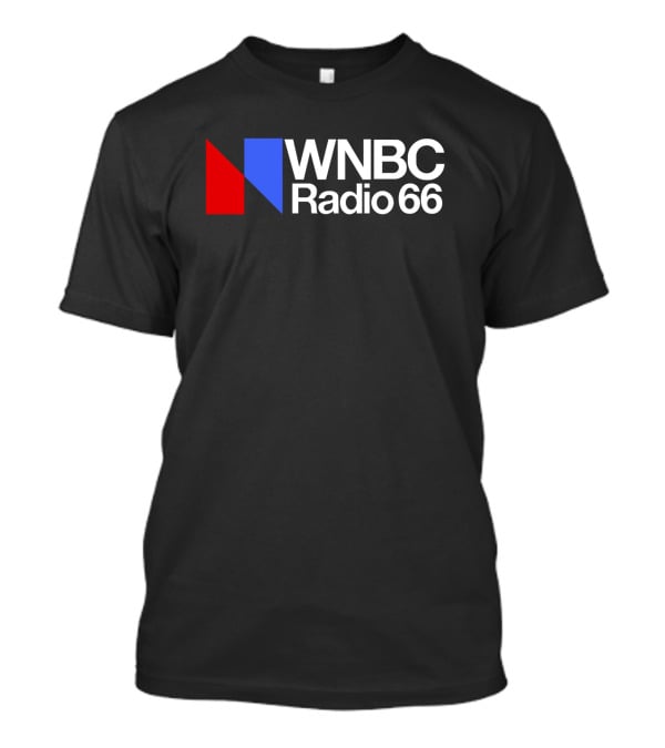 WNBC Radio 66 Vintage Logo Red And Blue T-Shirt