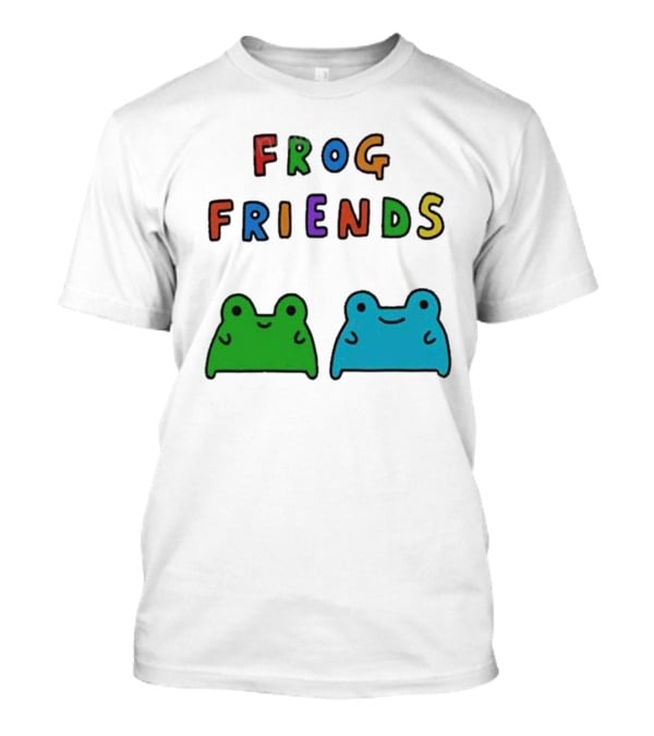 Frog Friends Comic Colorful Frogs T-Shirt