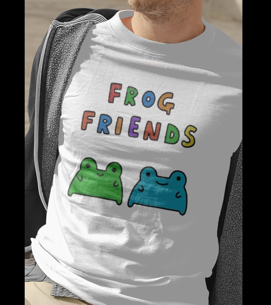 Frog Friends Comic Colorful Frogs T-Shirt