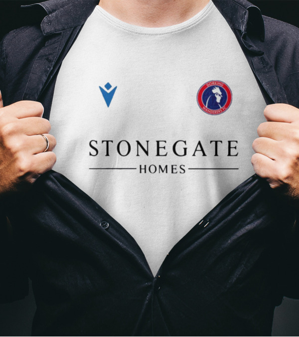 Dorking Wanderers FC New Home Stonegate Homes T-Shirt