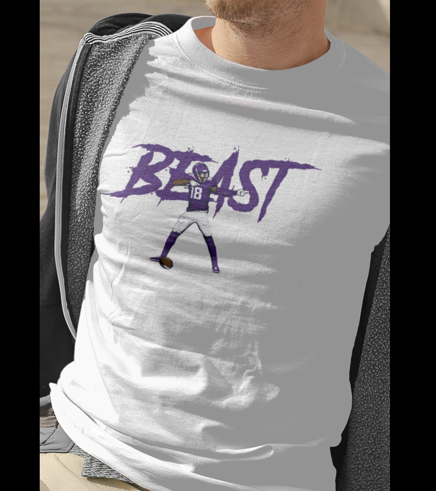 Justin Jefferson Beast NFLPA 18 T-Shirt