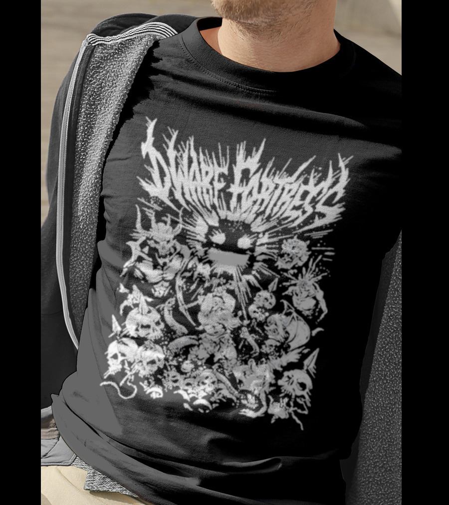 Dwarf Fortress Metal Skulls And Creatures T-Shirt