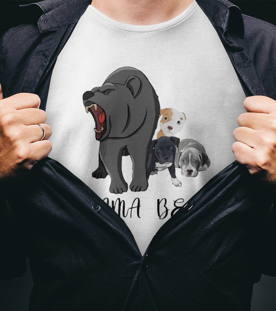 MAMA BEAR With Puppies T-Shirt