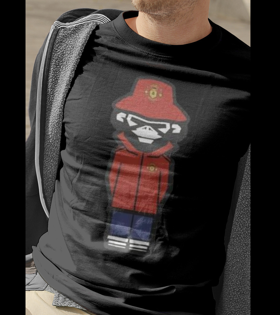 Monkey Wembley Burnage Red Jacket Soccer T-Shirt