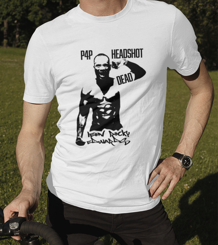 Leon Rocky Edwards P4p Headshot Dead Premium Heavyweight T-Shirt