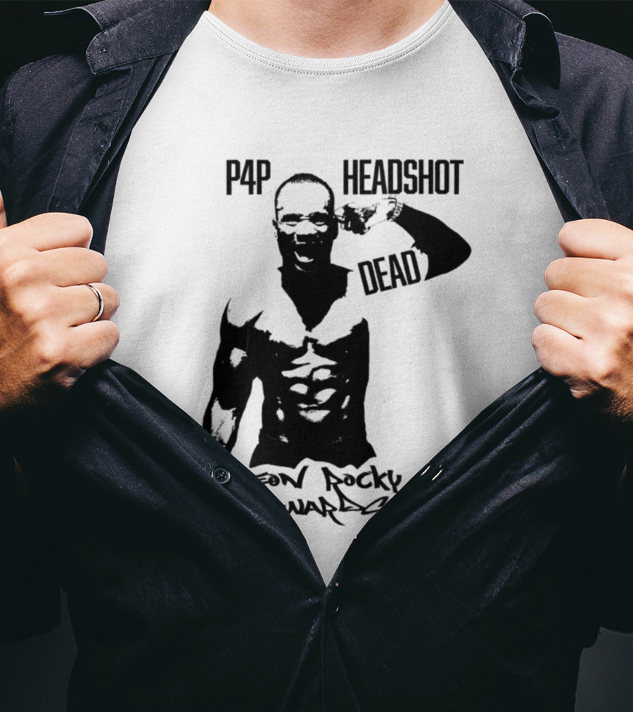 Leon Rocky Edwards P4p Headshot Dead Premium Heavyweight T-Shirt