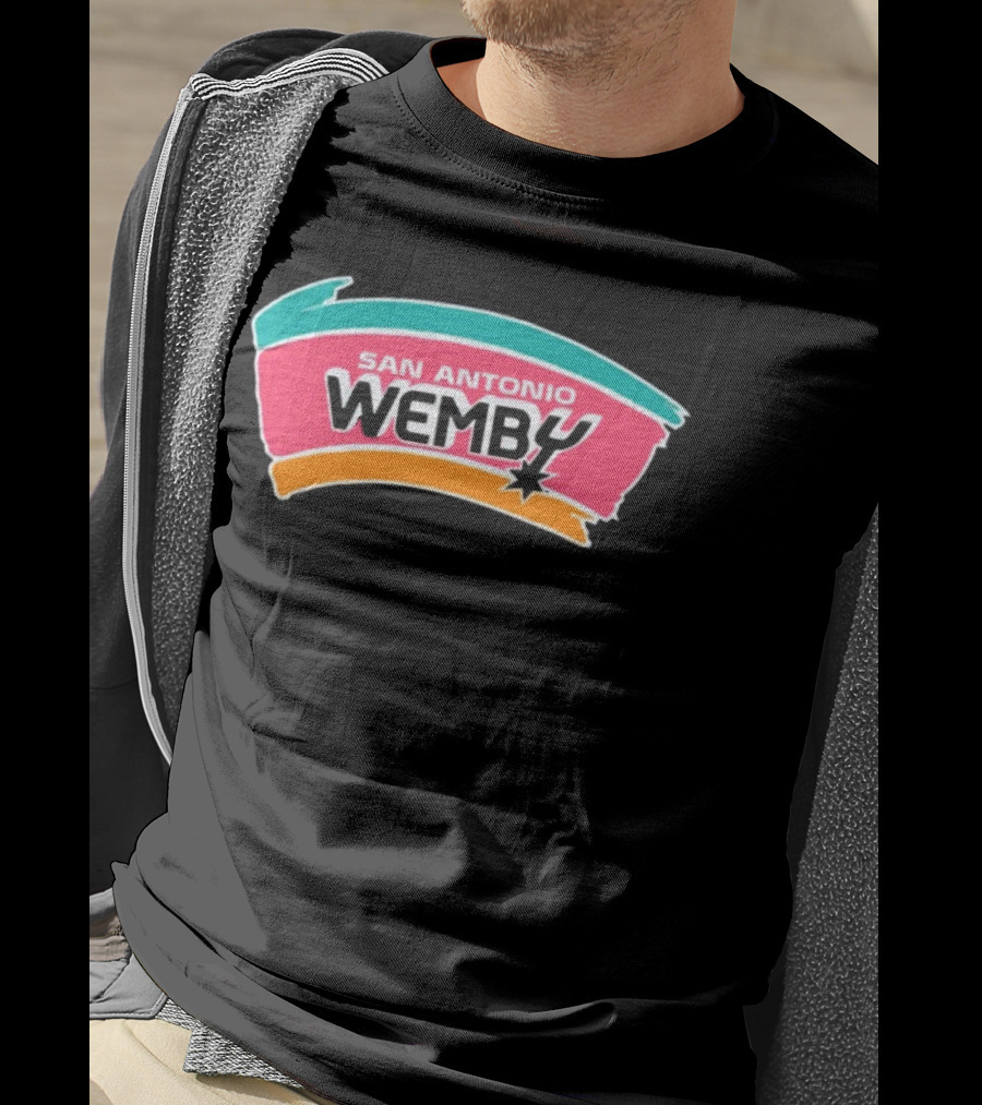 San Antonio Wemby Retro T-Shirt