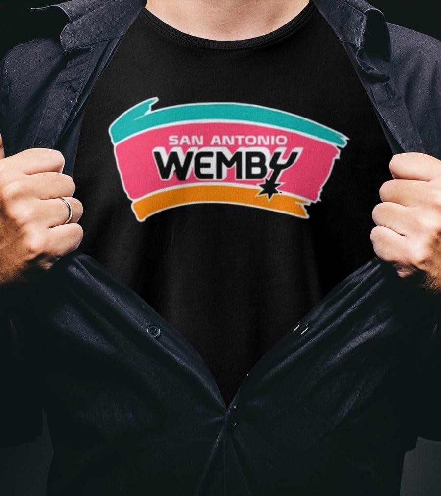 San Antonio Wemby Retro T-Shirt